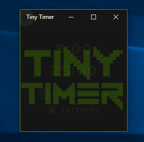 Tiny Timer app